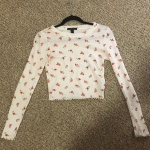 Long sleeve rose shirt